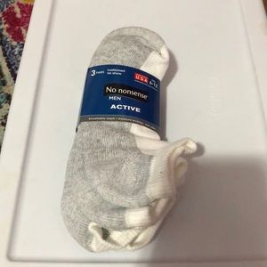 No Nonsense mens Cushioned No Show Socks